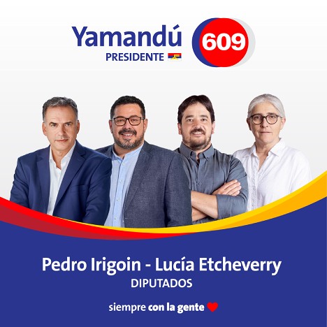 Lista 609 PEDRO IRIGOIN - LUCÍA ETCHEVERRY