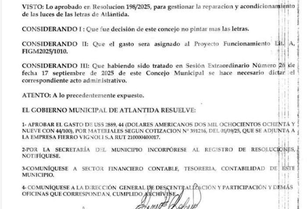 resolucion letras atlantida